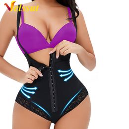 Velssut Women Shaper Panties Waist Trainer Slimming Body Shapers Seamless Butt Lifter Bodysuit Underwear Belly Control Shapewear 220506