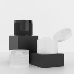 50pcs 120ml Empty Black Refillable Cosmetic Bottle 120cc Shampoo Container