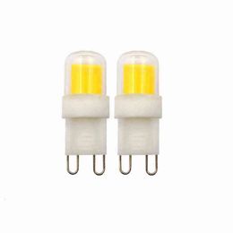 DIMMABLE G9 LED Light Bulb 5W AC 110V 220V COB 1511 LED Lamp for Chandelier Sewing Machine H220428