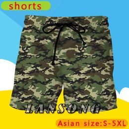 Men's Shorts 3d Print Camouflage Sweatpants Usa Funny Casual Cool Jogging Swim Men Women Basketball MenMen's