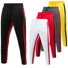 Sweatpants Men Autumn Winter Fashion Jogging Fitness Cotton Trousers Homme Elastic Sportswear Track Pants 220719