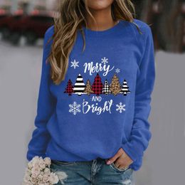 Women's T-Shirt Teen Boutique Shirts Christmas Sweatshirts For Autumn And Winter Classic Women Long Sleeve Crewneck Mock Neck Tops WomenWome