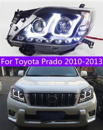 Car Styling for Toyota Prado Headlights 20 10-20 13 LAND CRUISER Prado FULL LED Headlight DRL All Bi-LED