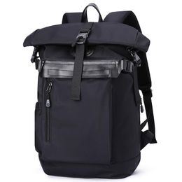 Backpack Anti-theft Rolling Top Flap Button Cover Male College Student High School Bag Large Capacity Travel Rucksack Urban BackpackBackpack