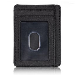 Jewelry Pouches Bags Slim RFID Blocking Leather Wallet Credit ID Card Holder Purse Money Case For Men Women Rita22