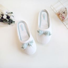 Moda primavera estate carino pantofole cotone casa casa camera da letto coperta donne scarpe Y200423