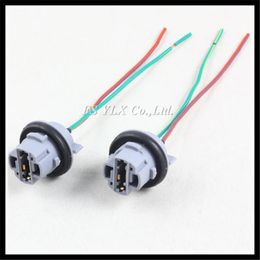 Other Lighting System T20 7440 Female Socket Wiring Harness Car LED Brake Turn Signal Light Connector Bulb HolderOther