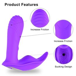 G Spot Vibrator 10 Speeds Wireless Remote Control Adult Clitoris Sucker Stimulator Erotic sexy Toy for Women