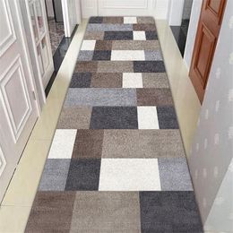 Long Stair Carpet Nordic Home Bedroom Hallway Corridor Rug Geometric Aisle Floor Mat Bedside Window Rugs Y200527