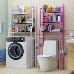 Bathroom Storage Floor Stand Shelf Floor Toilet Washbasin Washing Machine Toilet Storage Rack Kitchen Shelf Creative Shelf T200413