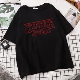 Fashion Streetwear TShirt For Women Spring Summer Harajuku Tops STRANGER THINGS Brand Loose Short Sleeve Female T Shirt 220615