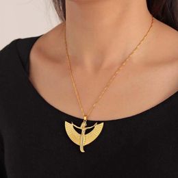 Pendant Necklaces Trend Isis Goddess Necklace For Women Egyptian Occult Deity Jewelry LoverPendant