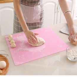 Silicone Baking Mat Sheet Large Kneading Pad for Rolling Dough Pizza Dough Non-Stick Maker Pastry Kitchen Accessories JLE14143