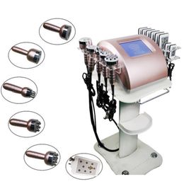 Portable cavitation slim machine rf skin tightening vacuum massage device lipo laser body contouring spa beauty salon equipment