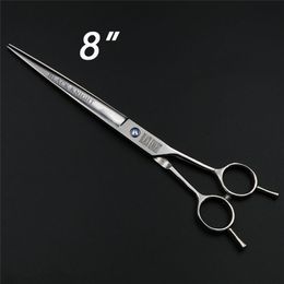 8 Inch Pet Scissors Professional Cutting Shears hair Hairdressing salon Barber's Human & Dogs Cats 220317