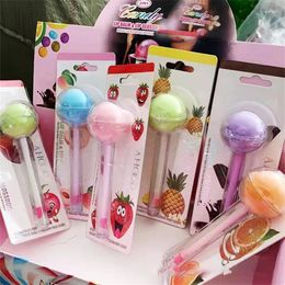 Lip Gloss 2 In 1 Cute Lollipop Moisturizer Candy Magice Lipstick Waterproof Long Lasting Tint Cosmetics Kyle22