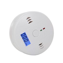 Carbon Monoxide Tester Alarm Warning Sensor Detector Gas Fire Poisoning Detectors LCD Display Security Surveillance Home Safety Al309o