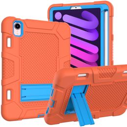 Heavy Duty Case For iPad Mini 6 8.3 Inch/Mini 6th Generation Rugged Hybrid Armour Shockproof Kickstand Tablet Cover (B3)