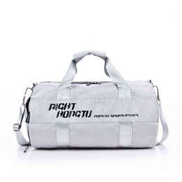 duffle bags Fitness Men's Short Distance Sports Bag Swimming Women's Hand Luggage One Shoulder Large Capacity Travel Advertising Bag 220707