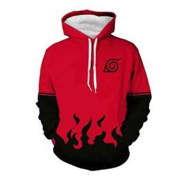 Japan Anime Manga Clothes Akatsuki Red Cloud 3D Print Hoodie for Men Women Cosplay Sweatshirt Winter Fashion Jacket Tracksuit q5