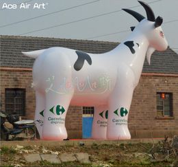 Good Quality Factory Directly 3/4/5m Height Inflatable Goat Mascot Giant Air Blown Animal For Advertising Made By Ace Air Art