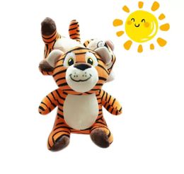 toy machine striped tigers mascot pillow children's birthday giftCute little tiger doll plush