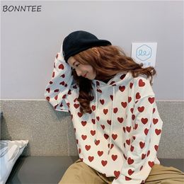 Hoodies Women Ulzzang Kawaii Soft Large Size Spring Autumn New Korean Style Loose Thin Hooded Sweatshirt Womens Clothing Chic T200407