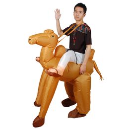 Mascot doll costume Inflatable Desert Ship Costume for Adult Kids Inflatable Unicorn Costume Pony Halloween Costumes for Women Men Fantasia