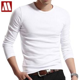 Men T Solid Shirts Fashion Fashion Fitness Long Sleeve Tshirts HommeTops&Tees Camisetas Hombre Hip Hop R1058 201116