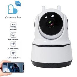 Indoor Wireless Security Camera 1080P WiFi IP Home Surveillance System with Human Tracking Two-Way Audio Baby Camera