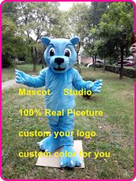 blue wildcat mascot costume wild cat mascot courgar mascot custom fancy costume anime kits mascotte theme fancy 41323