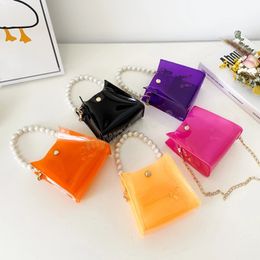 Children's Mini Handbags Cute PVC Crossbody Bags for Girl Coin Pouch Clear Bag Kids Purses and Handbags Gift