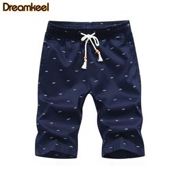 Arrival Men Shorts Cotton Casual Shorts For Men Elastic Waist Summer Beach Shorts Fish Personalised Printed High Quality Y 210322