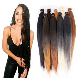 EZ Pre Stretched Braiding Hair 26inch Synthetic Crochet Hair Extensions Jumbo Braids 90g Professional High Temperature Fibre