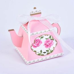 Wedding Paper Candy Gift Box Teapot Candy Bag Gifts for Guest Baby Shower Birthday Wedding Favors Party Decorat