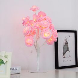 Strings LED Warm Rose Small Lantern StringTree Lamp Room Decorative Table Christmas Decorations Fairy LightsLED