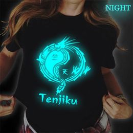 Tenjiku Tokyo Manji Anime T shirts for Women Clothing Revengers Manga Streetwear Tops Tees Luminous T Shirts 220613