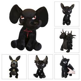 killstar devil doll stuffed toy black pentagram rabbit elephant hydra anubis plush doll Gifts for children kid LJ201126