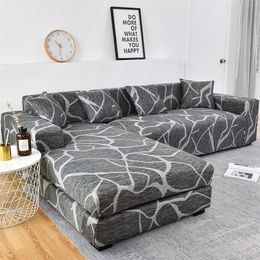 VIP LINK Sofa Cover Elastic Chaise Longue for Living Room Stretch s Corner L shaped need buy 2pcs cover 220615