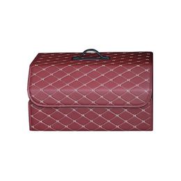 Car Organiser Folder PU Leather Big Capacity Storage Trunk Box Stowing Tidying For Truck SUV Vehicle