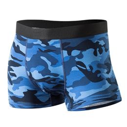 5PCS/ lot Boxer Homme Men Underwear Boxer Man UnderWear Shorts Men Panties Underpants Breathable Camouflage Comfort Cotton 220423