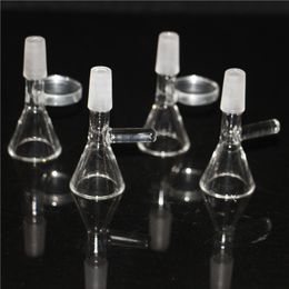 Hookahs 14.4mm 18.8mm Assorted Glass Bowl Piece wholesales With Handle Water Smoking Pipe Accessory Supply For Bong silicone hand pipe