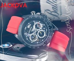 high quality Men Luxury Watch 43mm six stitches All dials work Automatic Quartz Men's Joint Watch European Top brand chronograph Fashion Wristwatches montre de luxe