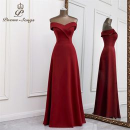 Sexy A-line style evening dress vestido de festa gowns elegant formal party dresses women prom W220421