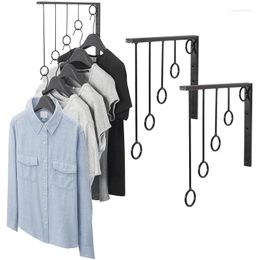 Hangers & Racks 3pcs Hanger Clothes Hanging Rack Plastic Home Storage Organisation Hooks Room Household Products