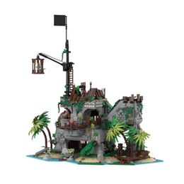 MOC 21322 Forbidden Island Pirate Barracuda Bay Building Blocks Set Assemble Model Idea Toys For Children Birthday Gifts 2953PCS G220524