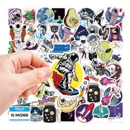 Waterproof 10/30/50PCS Outer Space Astronaut Graffiti Stickers Skateboard DIY Car Bike Phone Laptop Motorcycle Cool Sticker Decal Kid Toy Car sticker