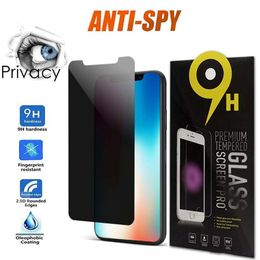 Anti Spy Privacy Screen Protector for iPhone 13 12 11 PRO MAX XR XS 7/8 PLUS Anti-peeping Tempered Glass