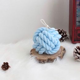 3d Silicone Woollen Candle Moulds Korean Mould Ball Design Handmade Soy s Making Aroma Wax Soap 220721