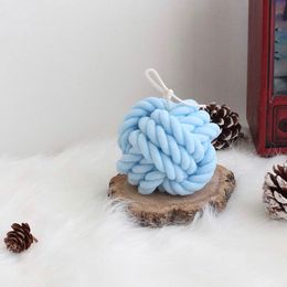 3d Silicone Woolen Candle Molds Korean Mold Ball Design Handmade Soy s Making Aroma Wax Soap 220721